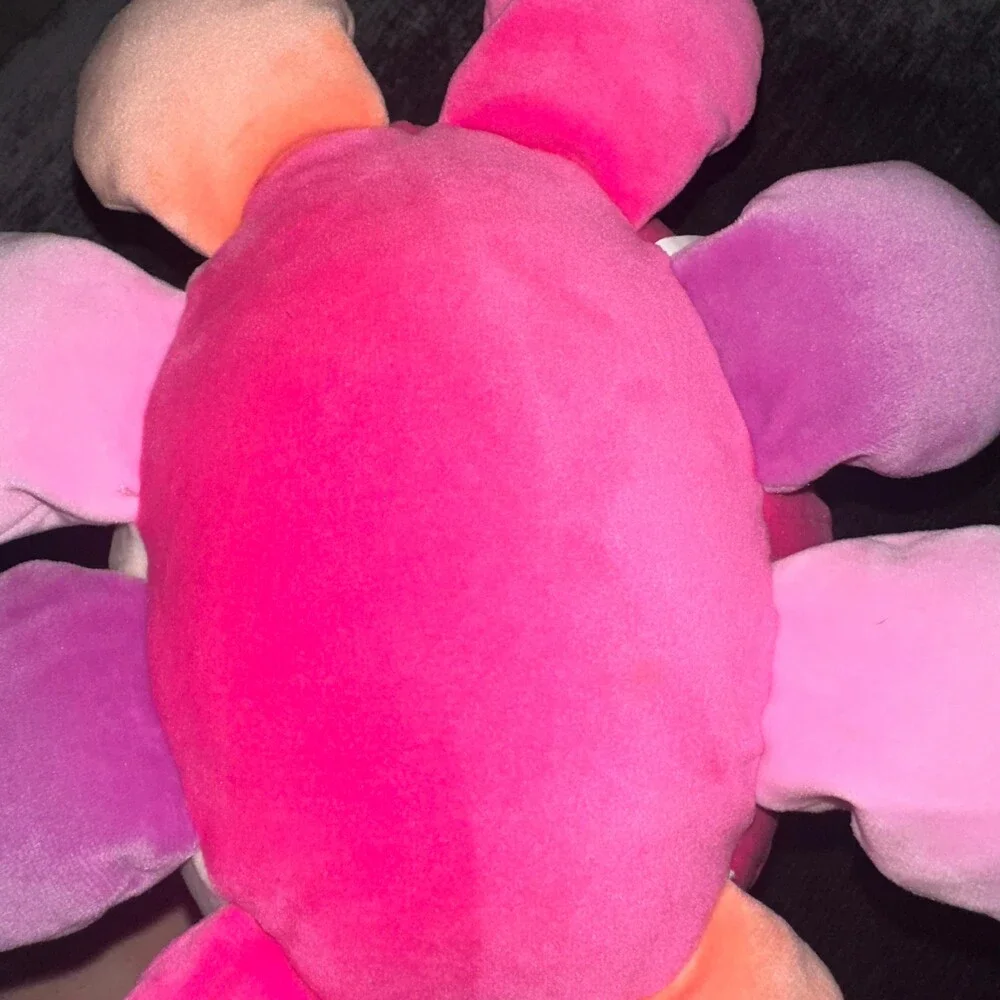 Squishmallow Pink Octopus Plush Stuffed Animal Soft Toy with Bow